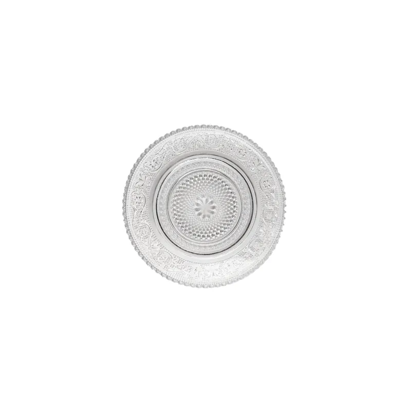 Plato de pan Vidrio Tallado